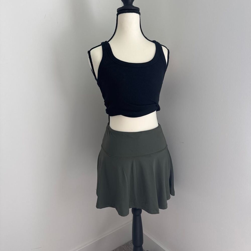 Unbranded Women's Green and Khaki Skirt